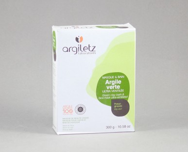 Argile verte utlra-ventilée 250 g en poudre