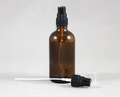 Pompe Spray DIN18 Noire sur Flacon